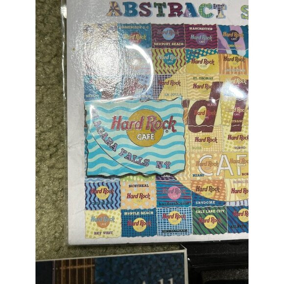 2 Hard Rock Cafe Niagara Falls, NY Hamburger Pin & Abstract Puzzle Limited Ed. - Picture 4 of 4